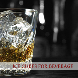 ice cubes for beverage